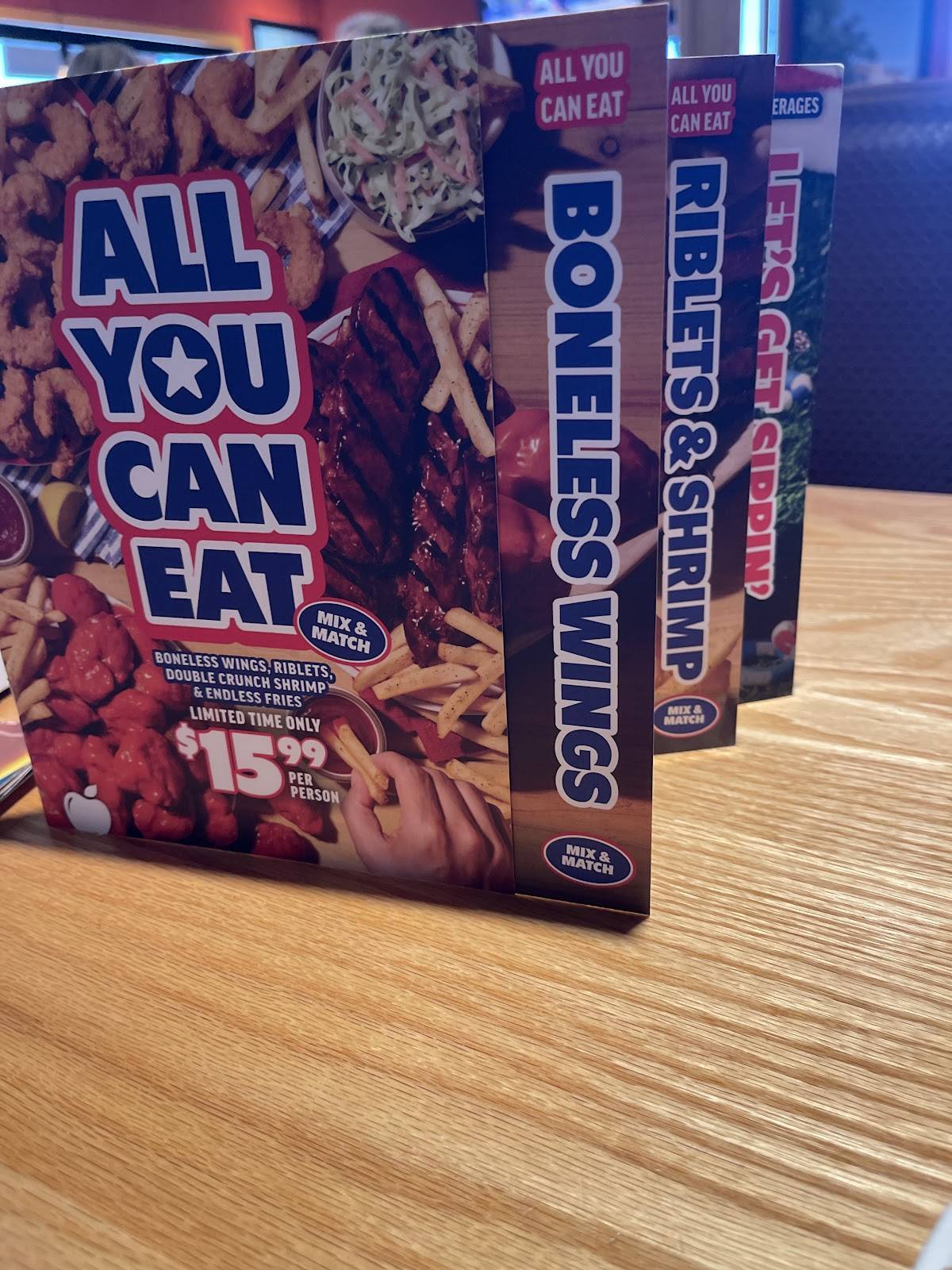Applebee's Grill + Bar меню