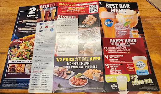 Applebee's Grill + Bar меню