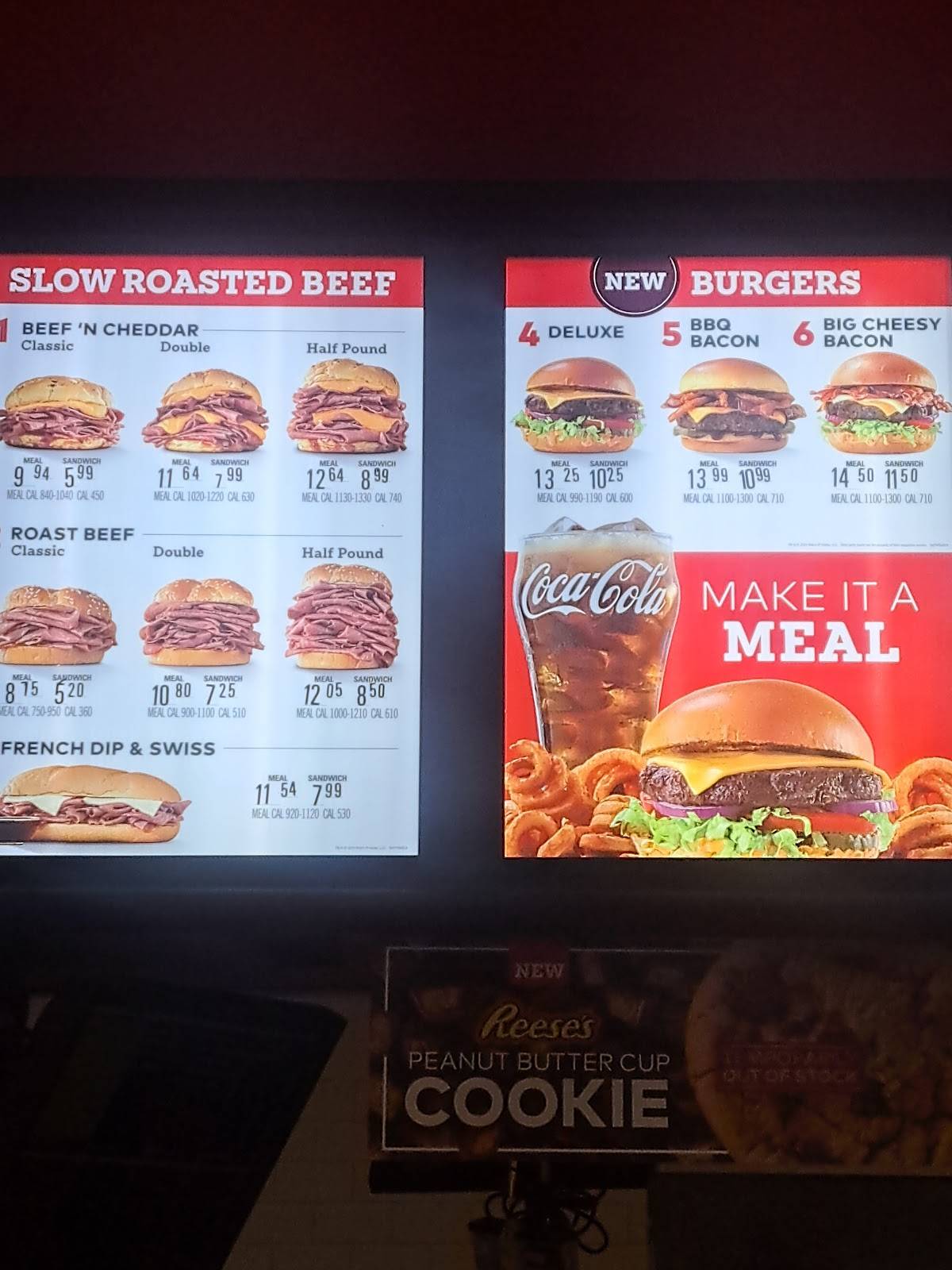 Arby's меню