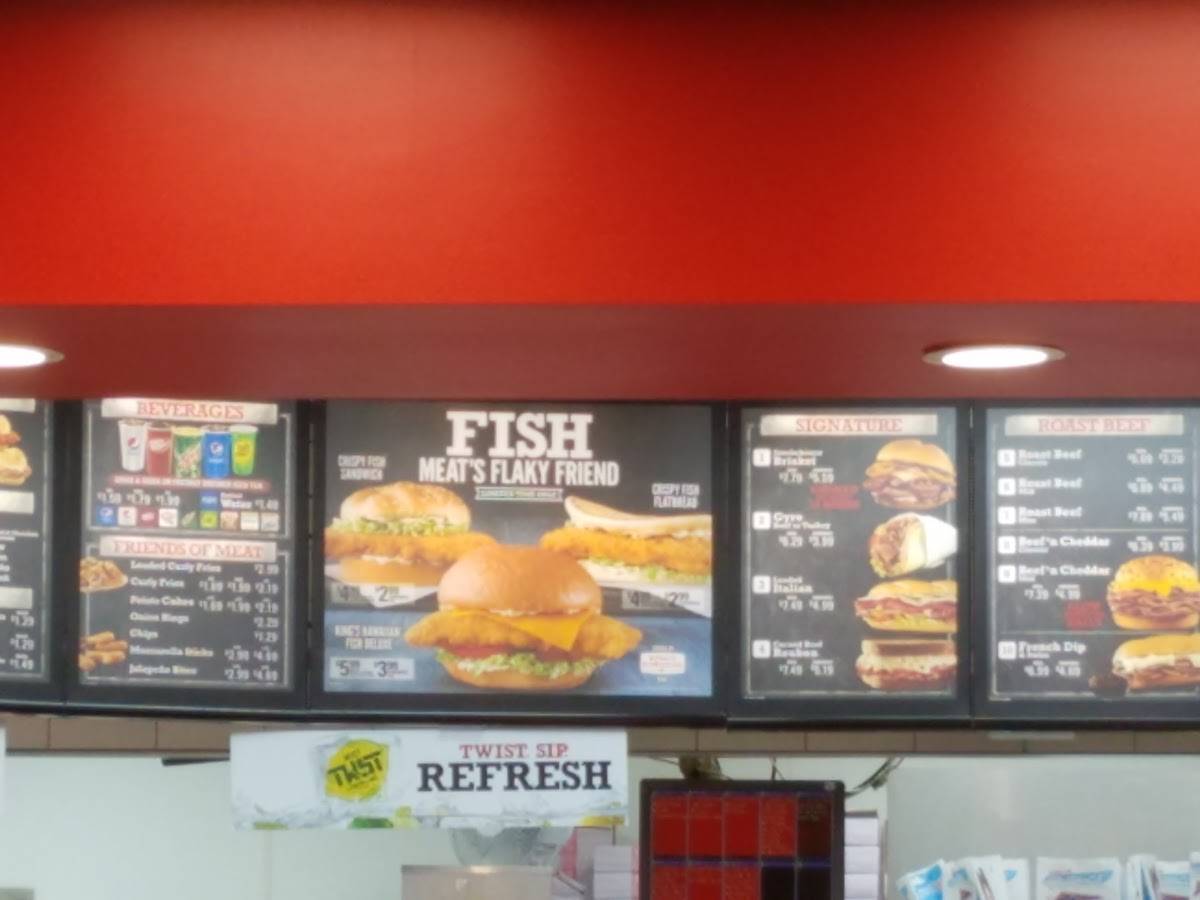 Arby's меню