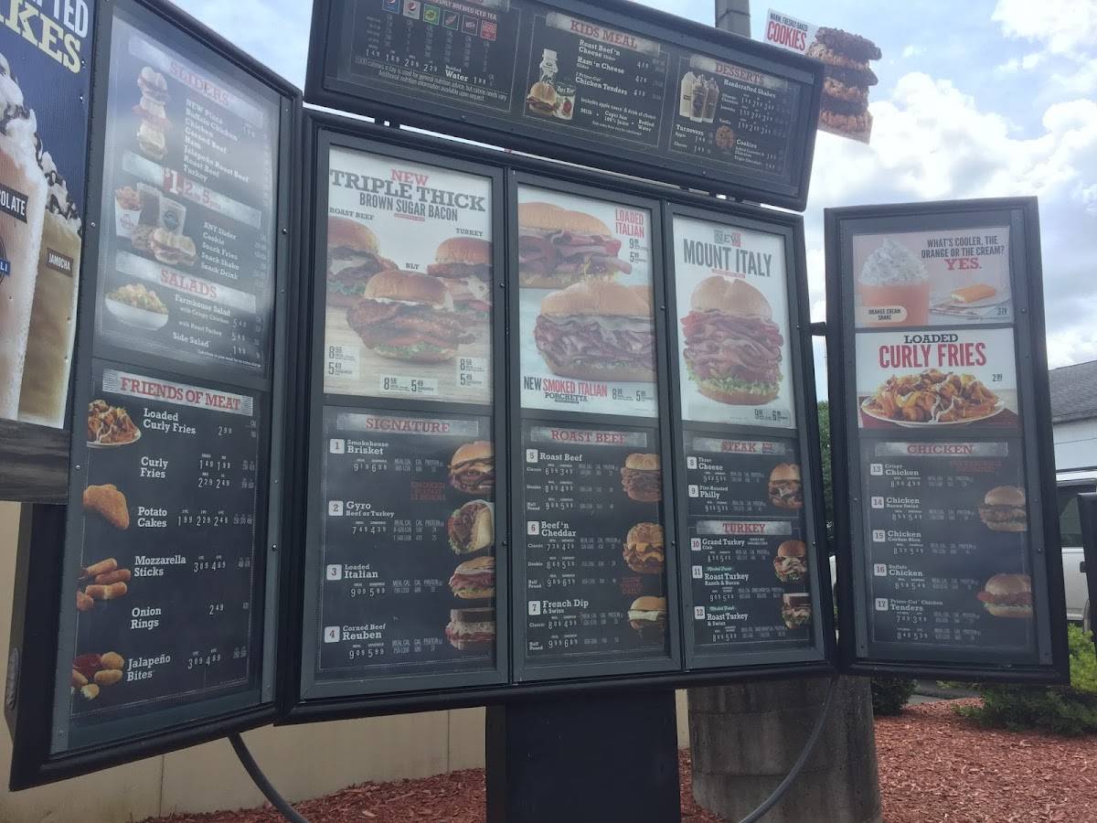 Arby's меню