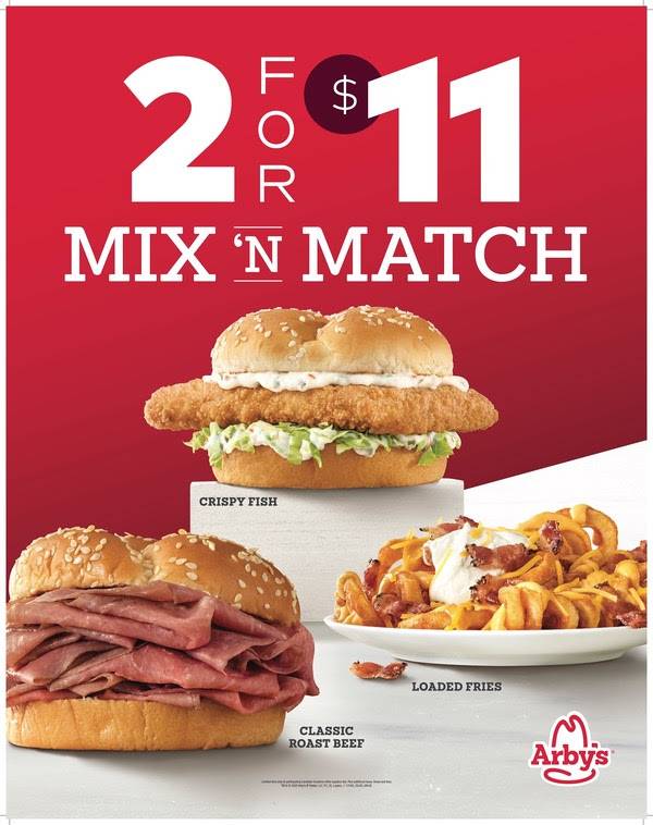 Arby's меню