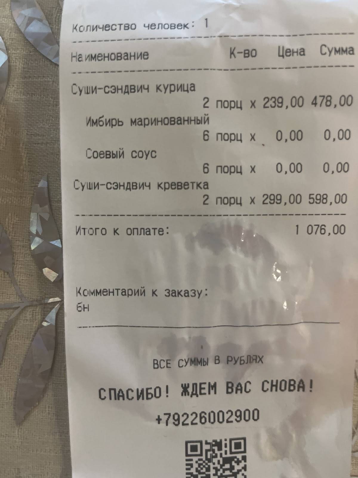 Арт Базар меню