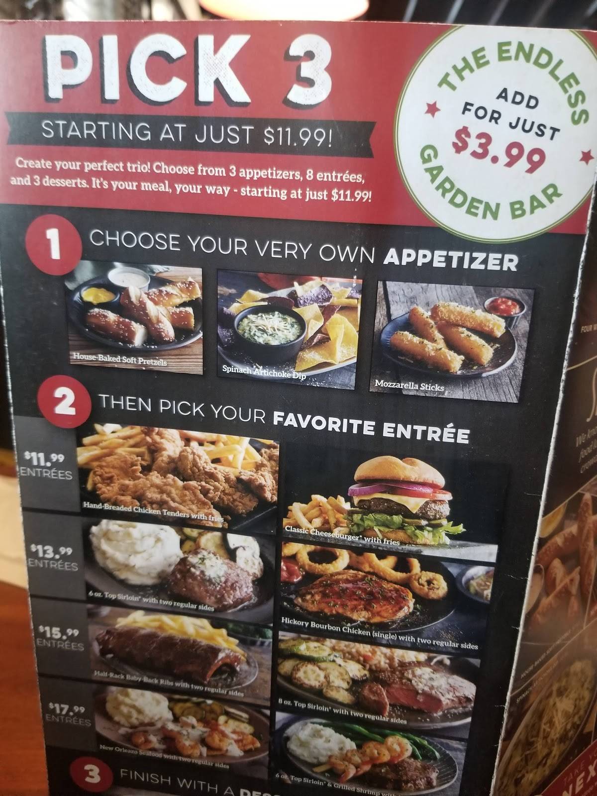 Ruby Tuesday меню