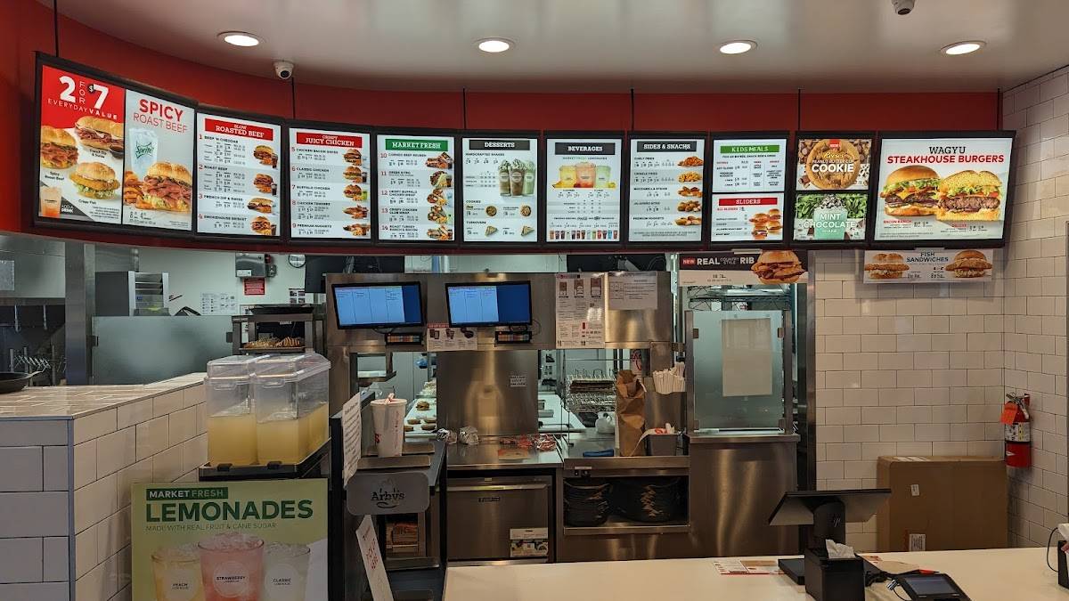 Arby's меню