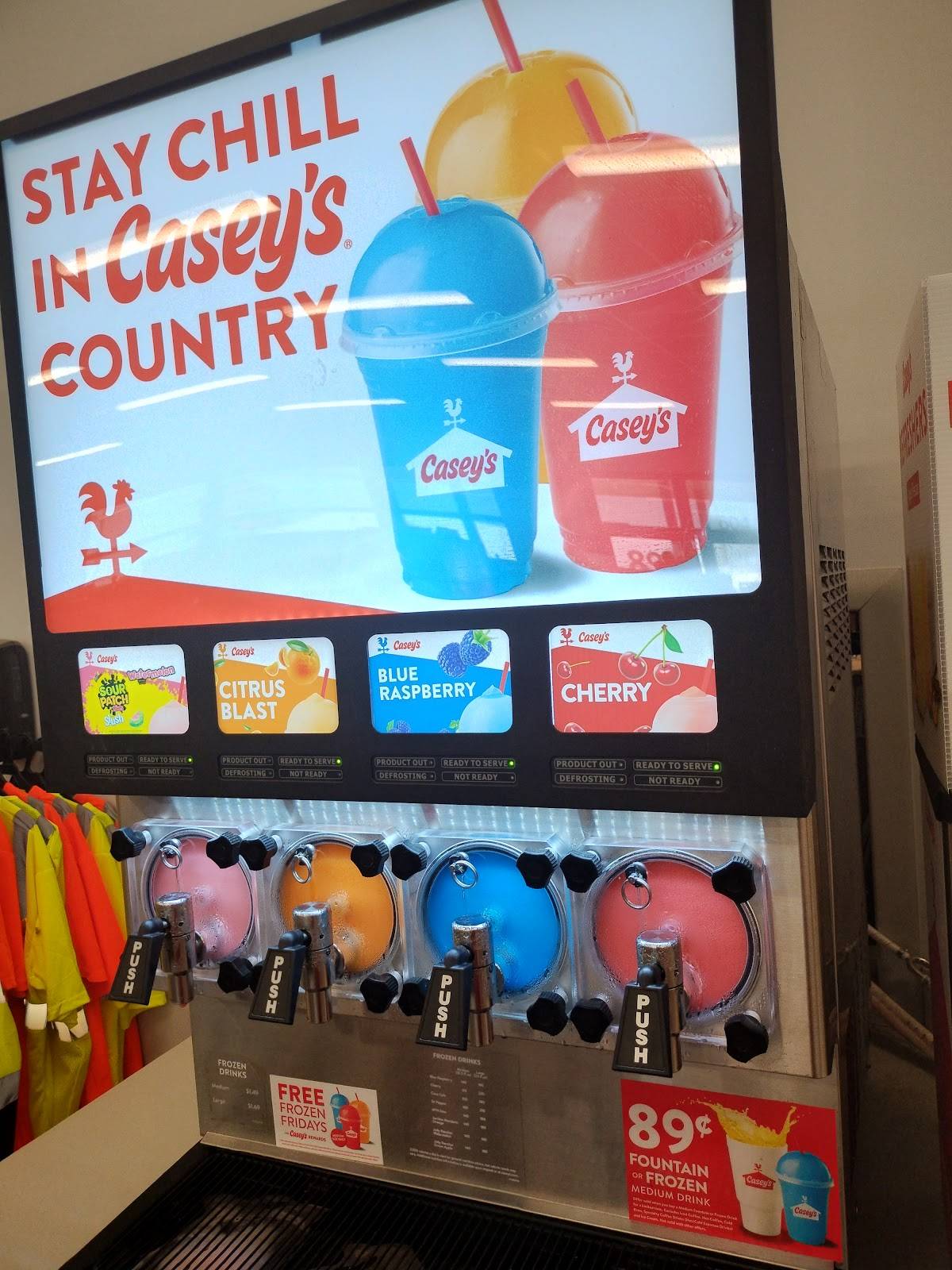 Casey's меню