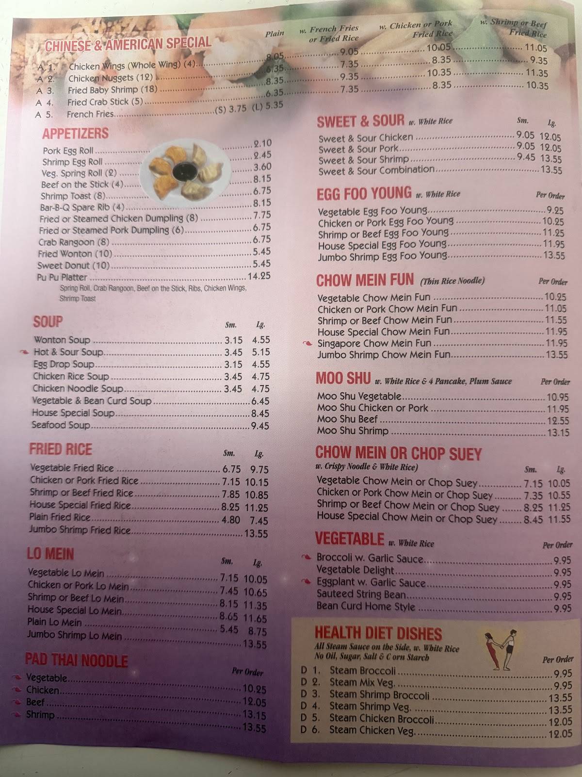 Asian Bistro Express меню