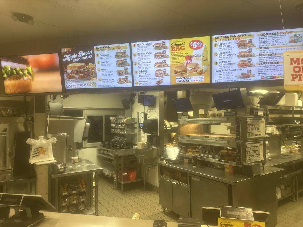 Hardee's меню