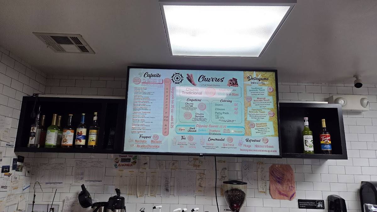 Azucanela Churros & Coffee - Azusa меню