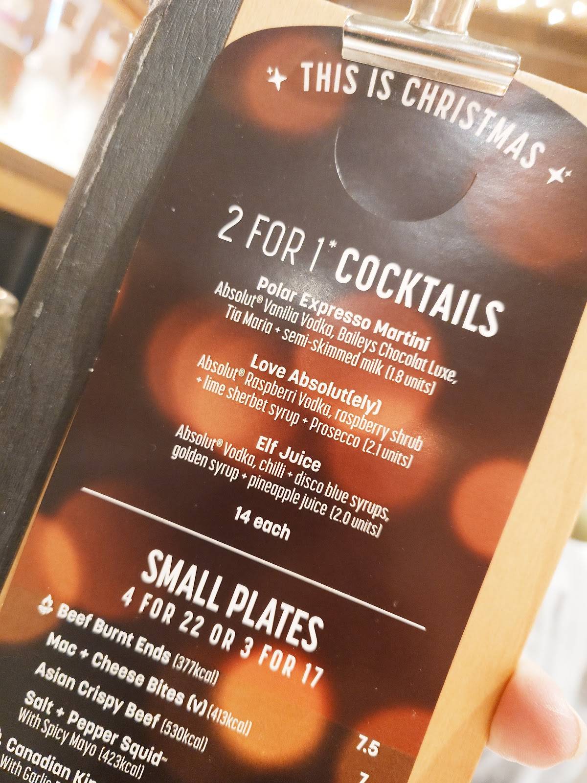 Bar + Block Steakhouse Whiteley меню