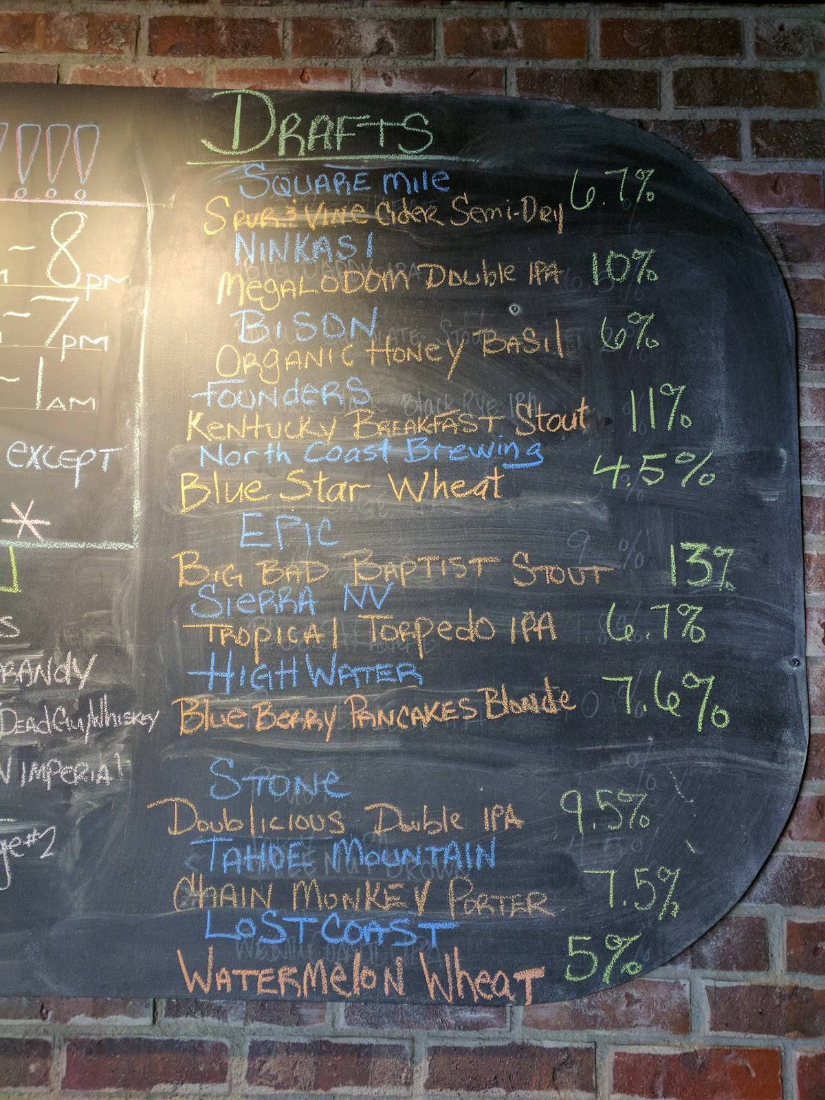 Beck's Brew House меню