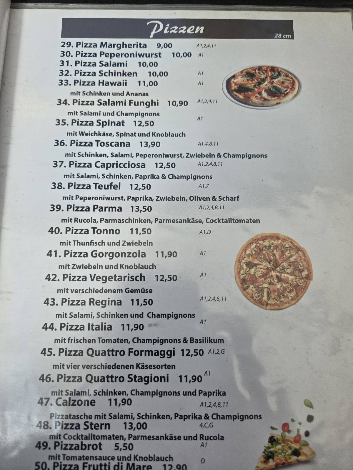 Biergarten меню