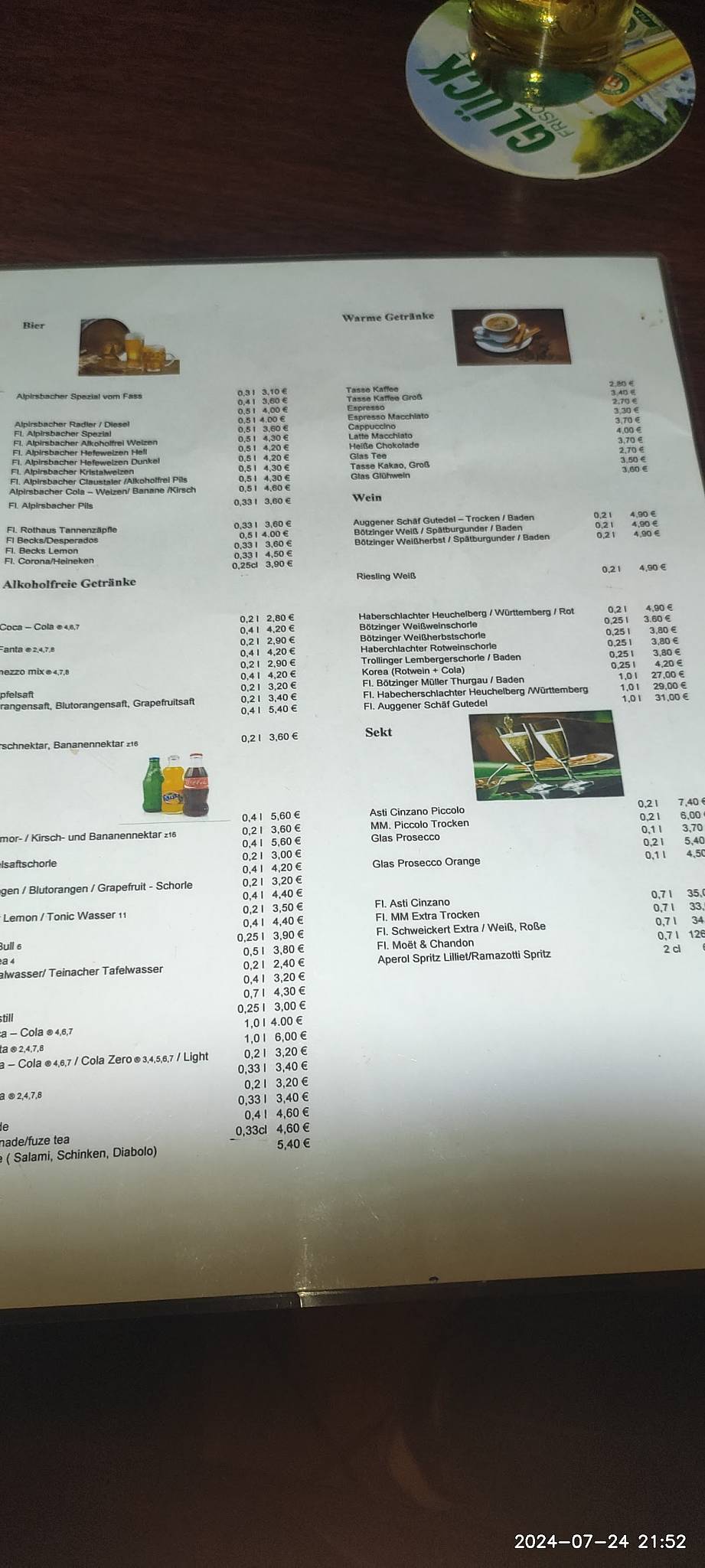 Bistro Dallas - Pforzheim меню