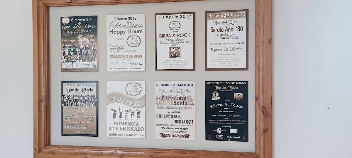 Borgo Riccio - Bar del Riccio меню