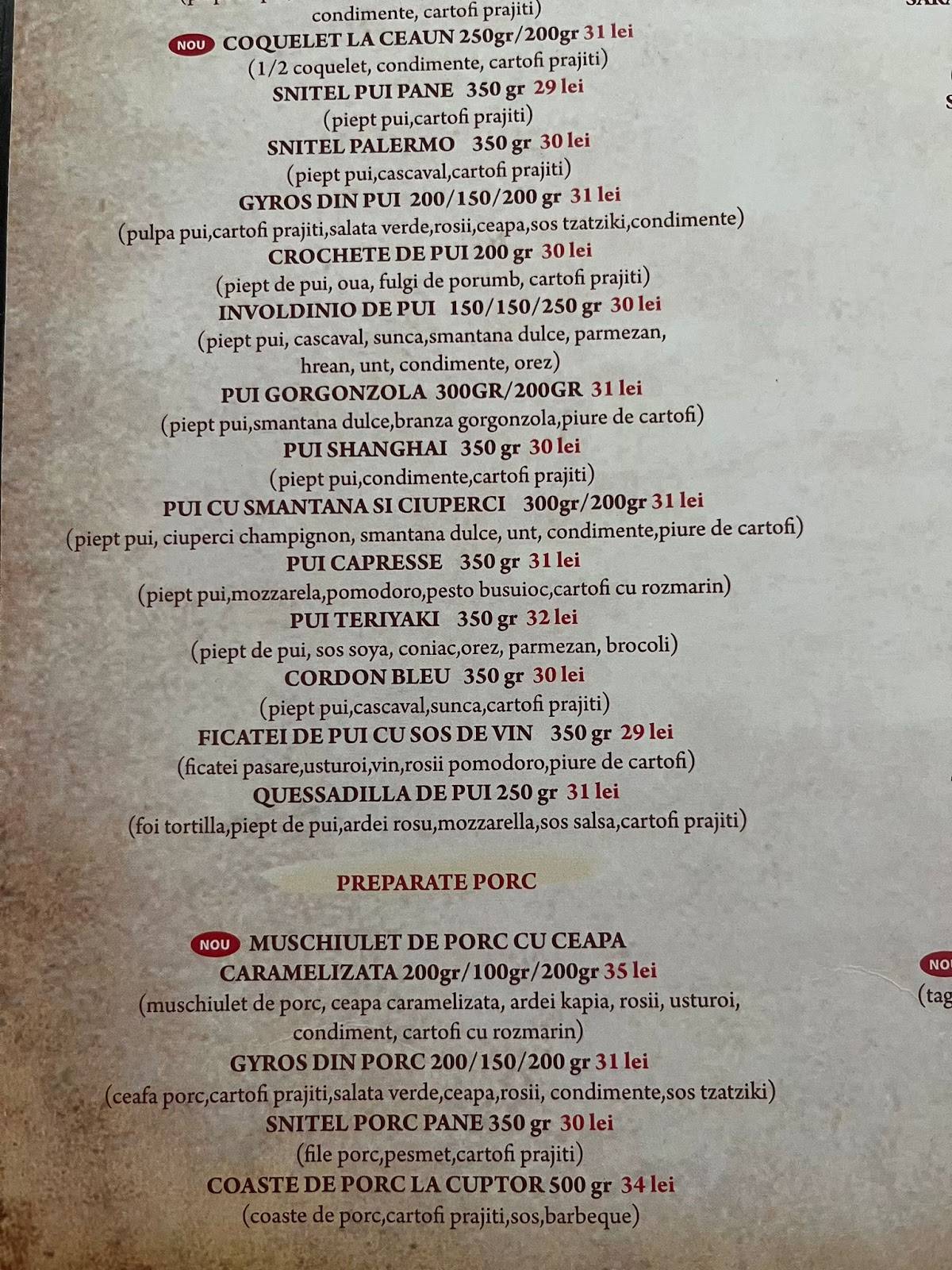Inside Bistro меню