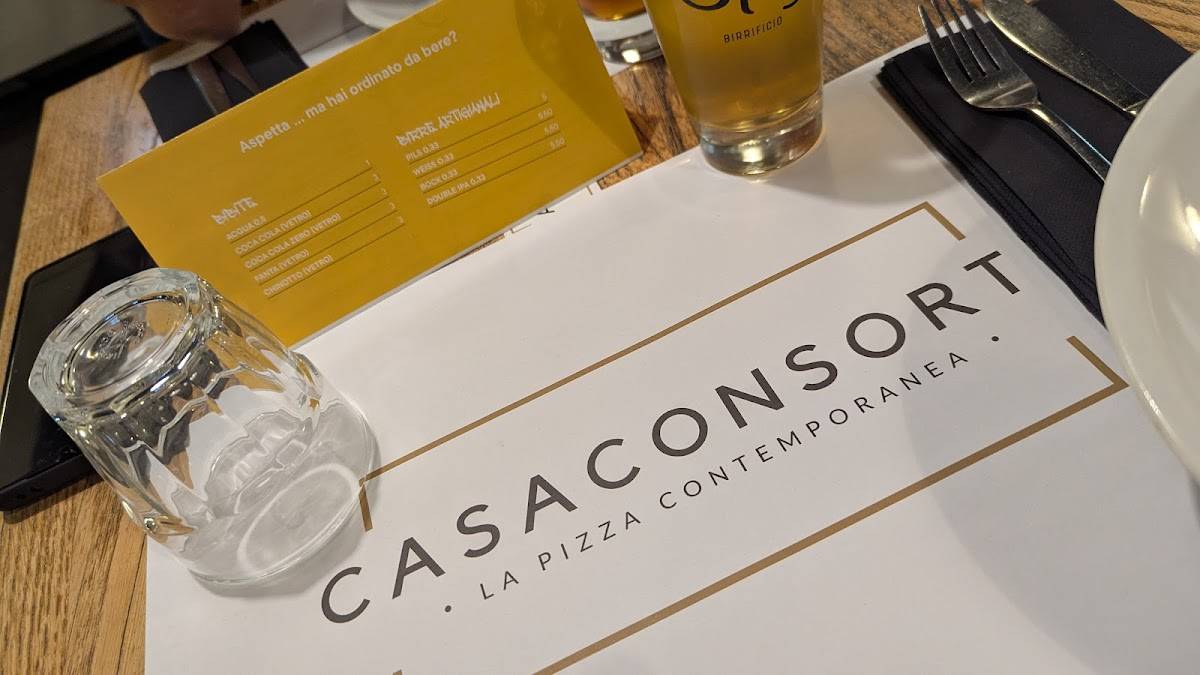 CASACONSORTI меню