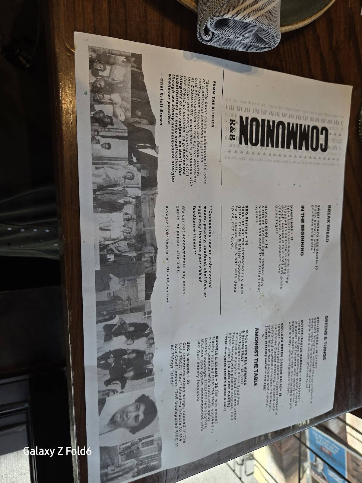 COMMUNION Restaurant & Bar меню
