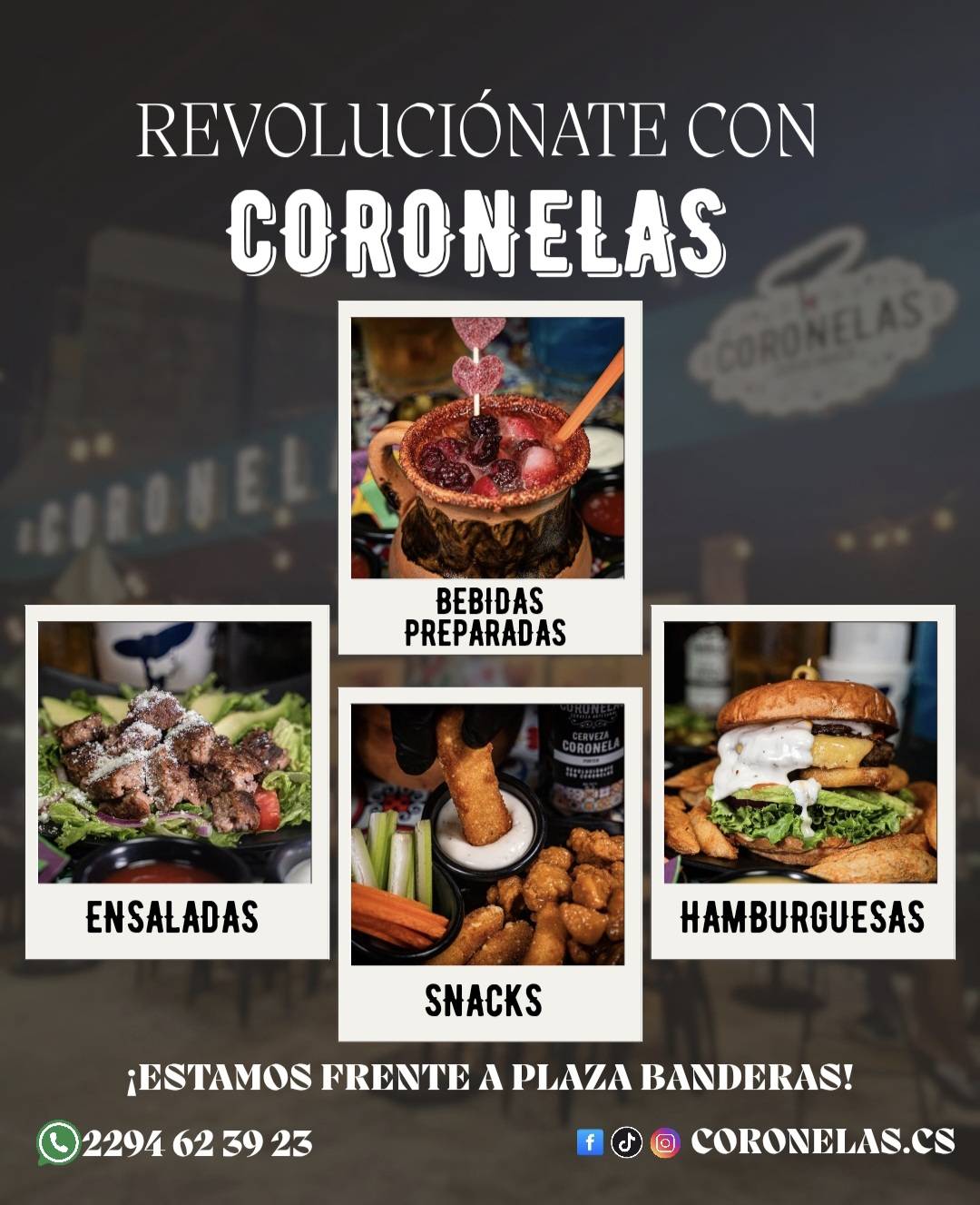 CORONELAS Restaurante меню