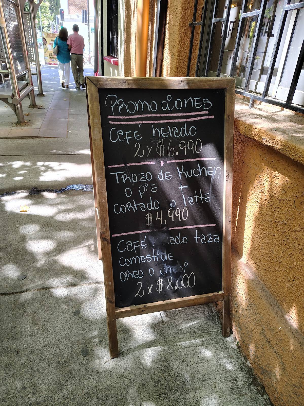 Café Diagonal меню
