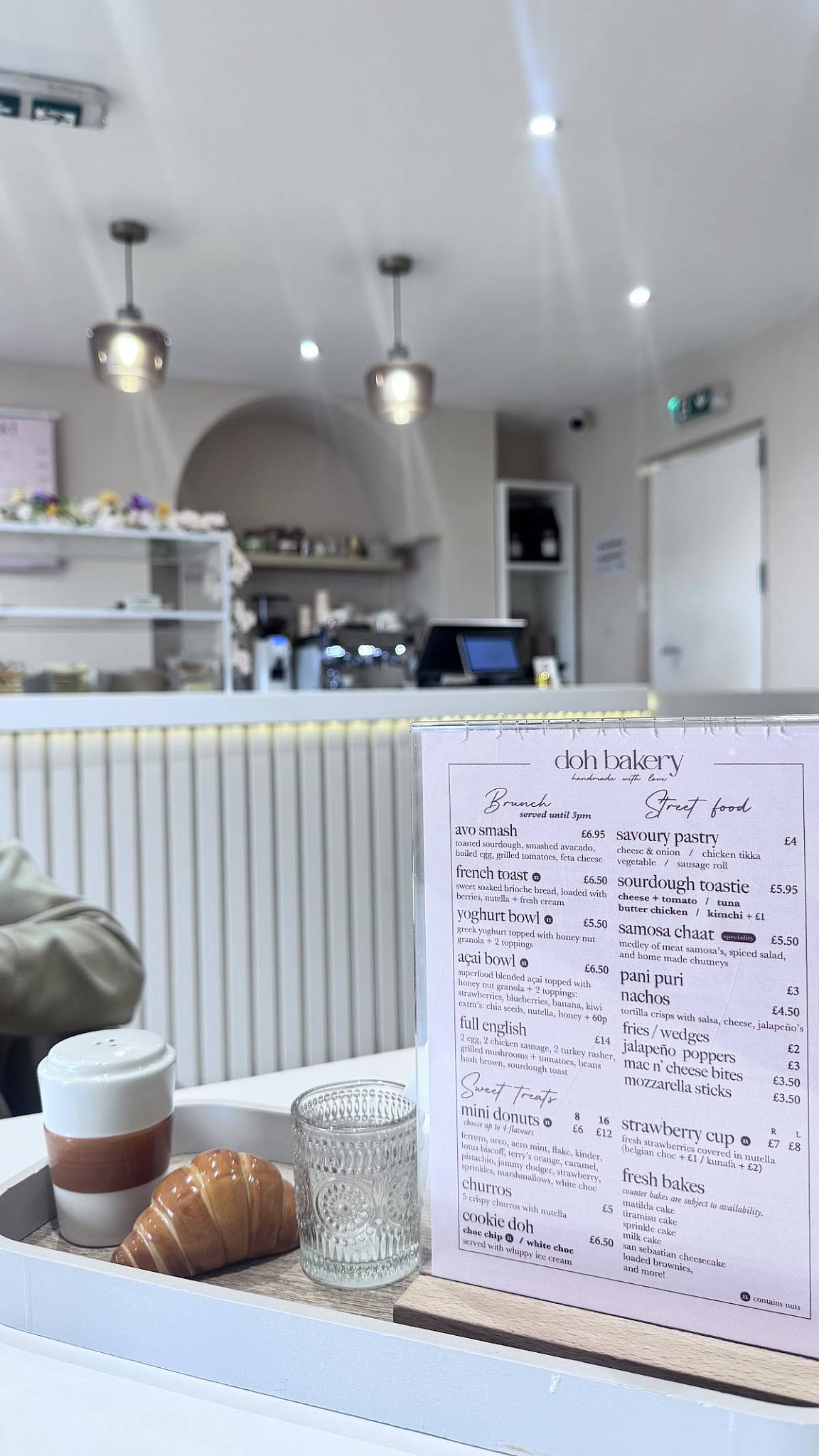 Doh bakery меню