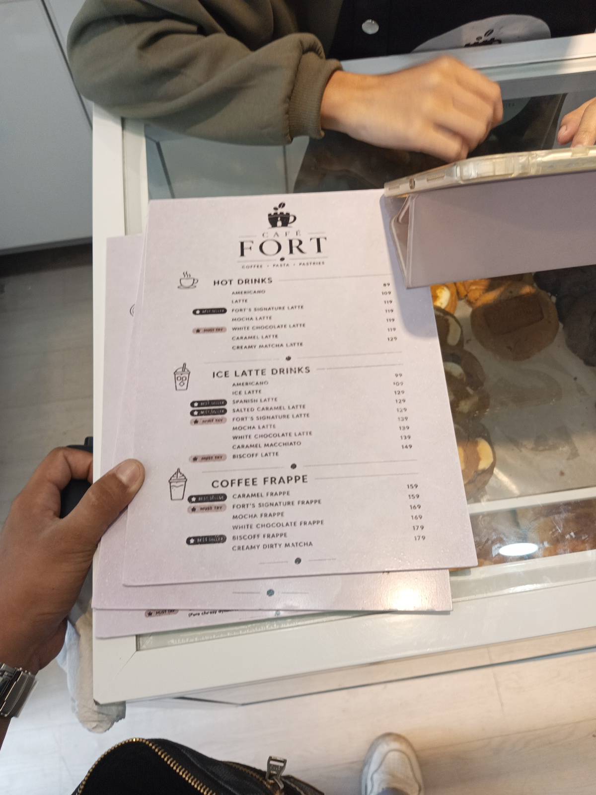 Café Fort - Sta Rosa меню