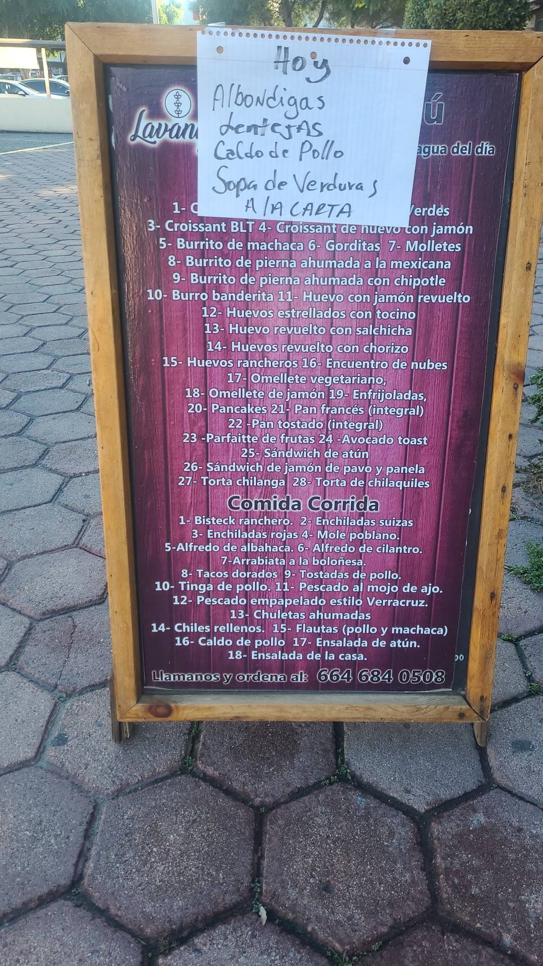 Lavanda Deli Cafe меню