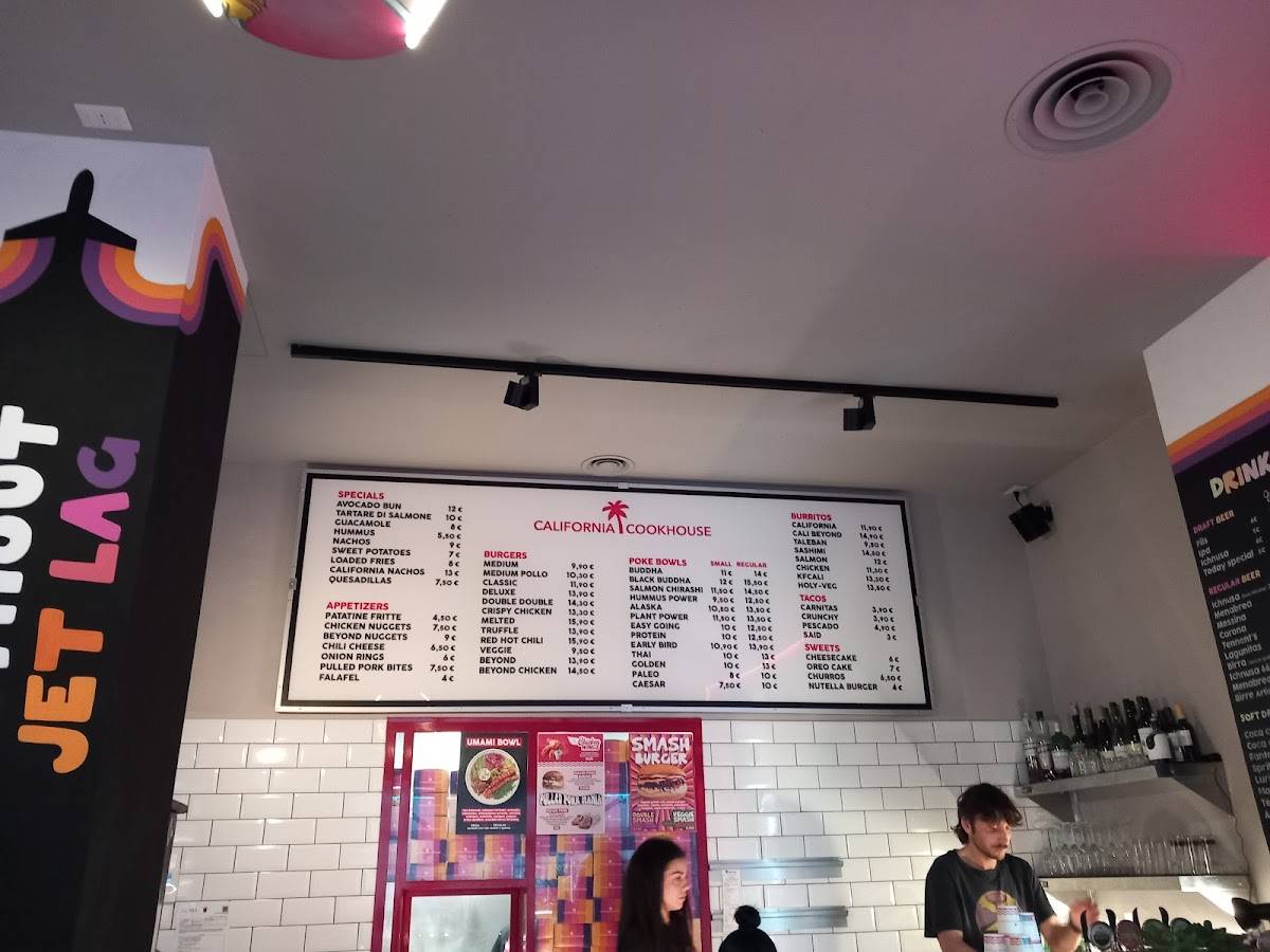 California Cookhouse - Pigneto меню