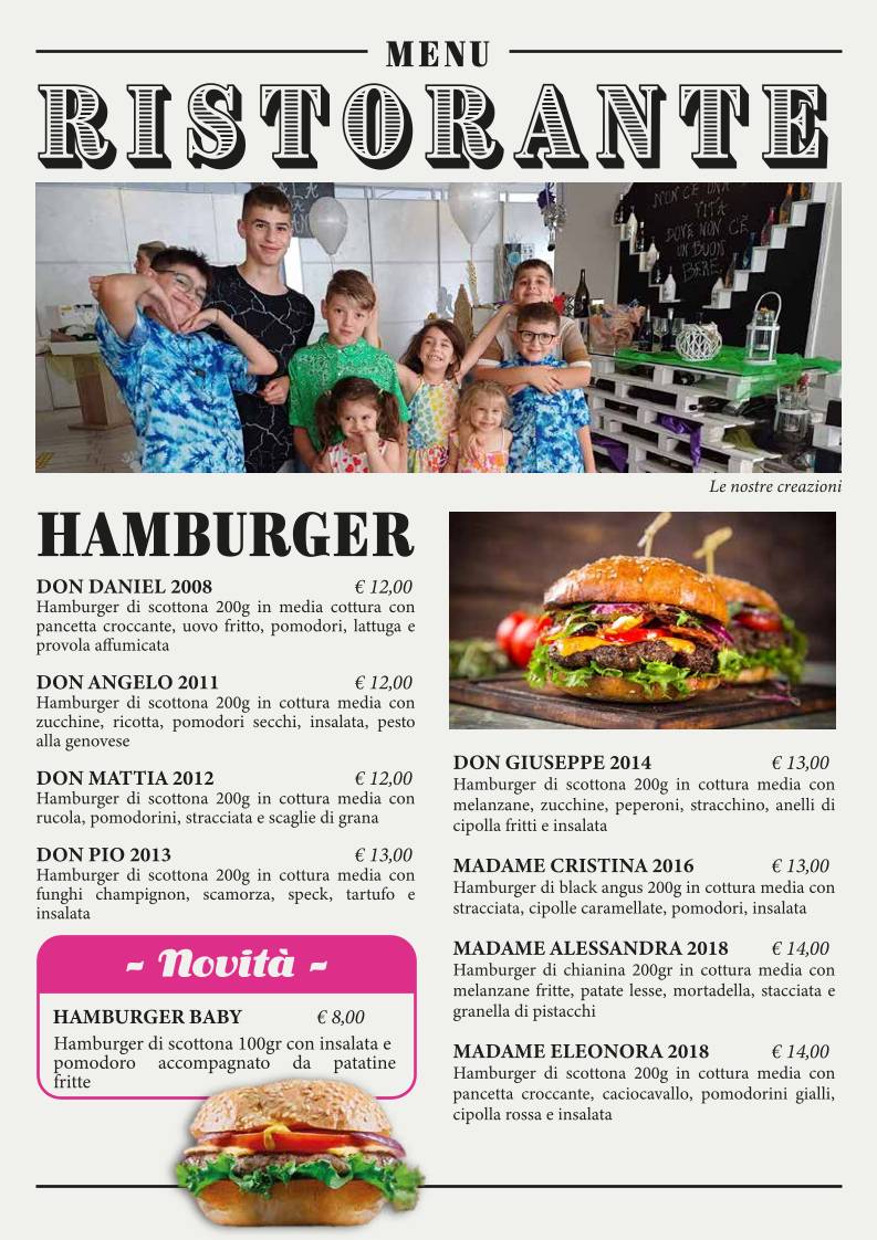Ristorante Pizzeria "il Castello" di Francesca меню