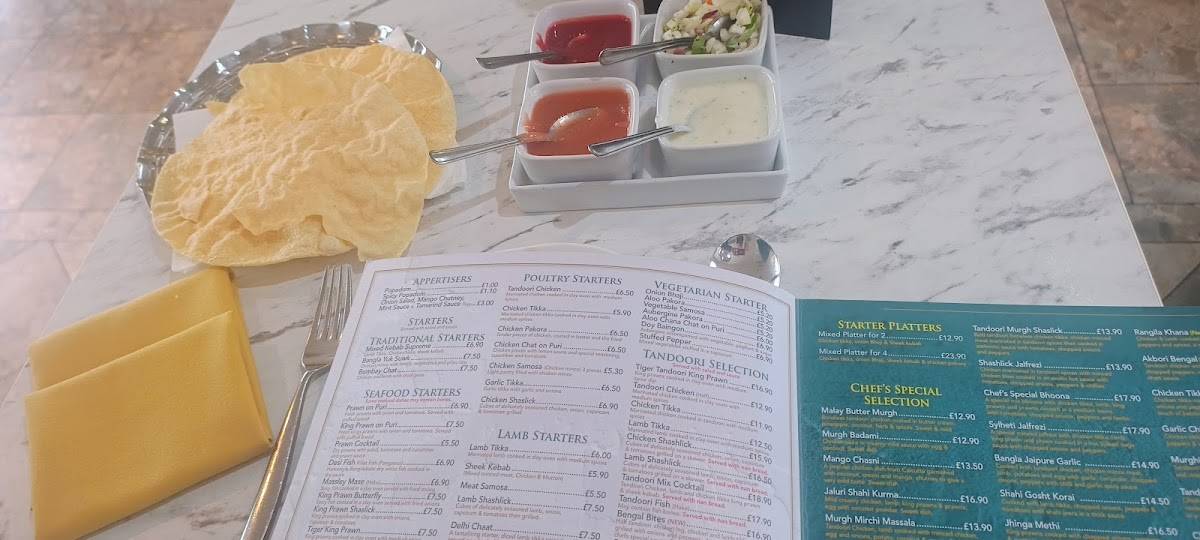 Cardamom Indian Cuisine In Alcester меню