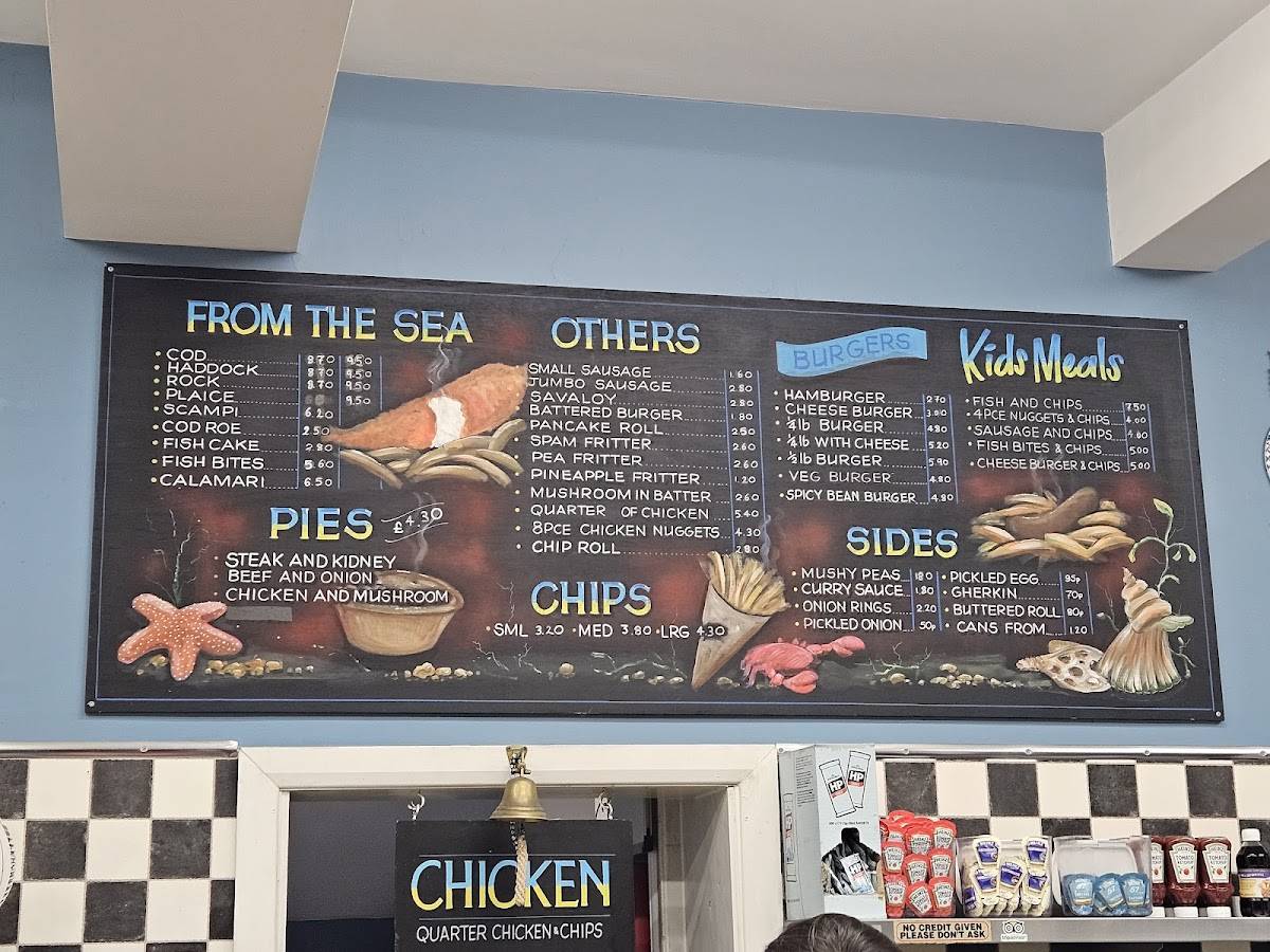 Castle Fish Bar меню