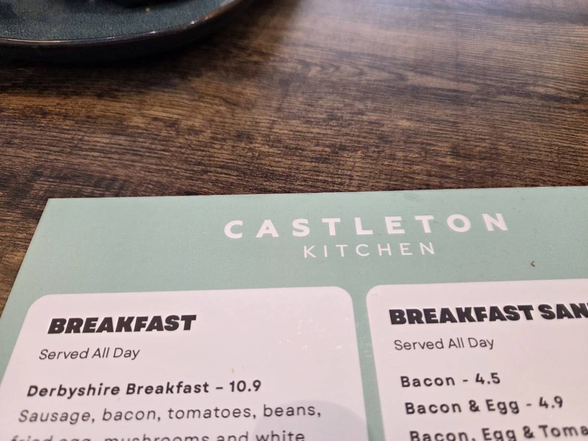 Castleton Kitchen меню