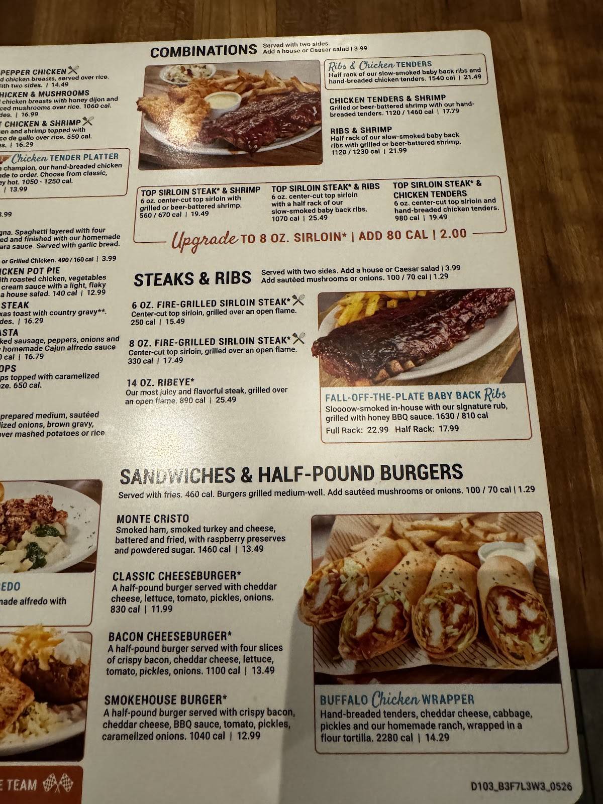 Cheddar's Scratch Kitchen меню