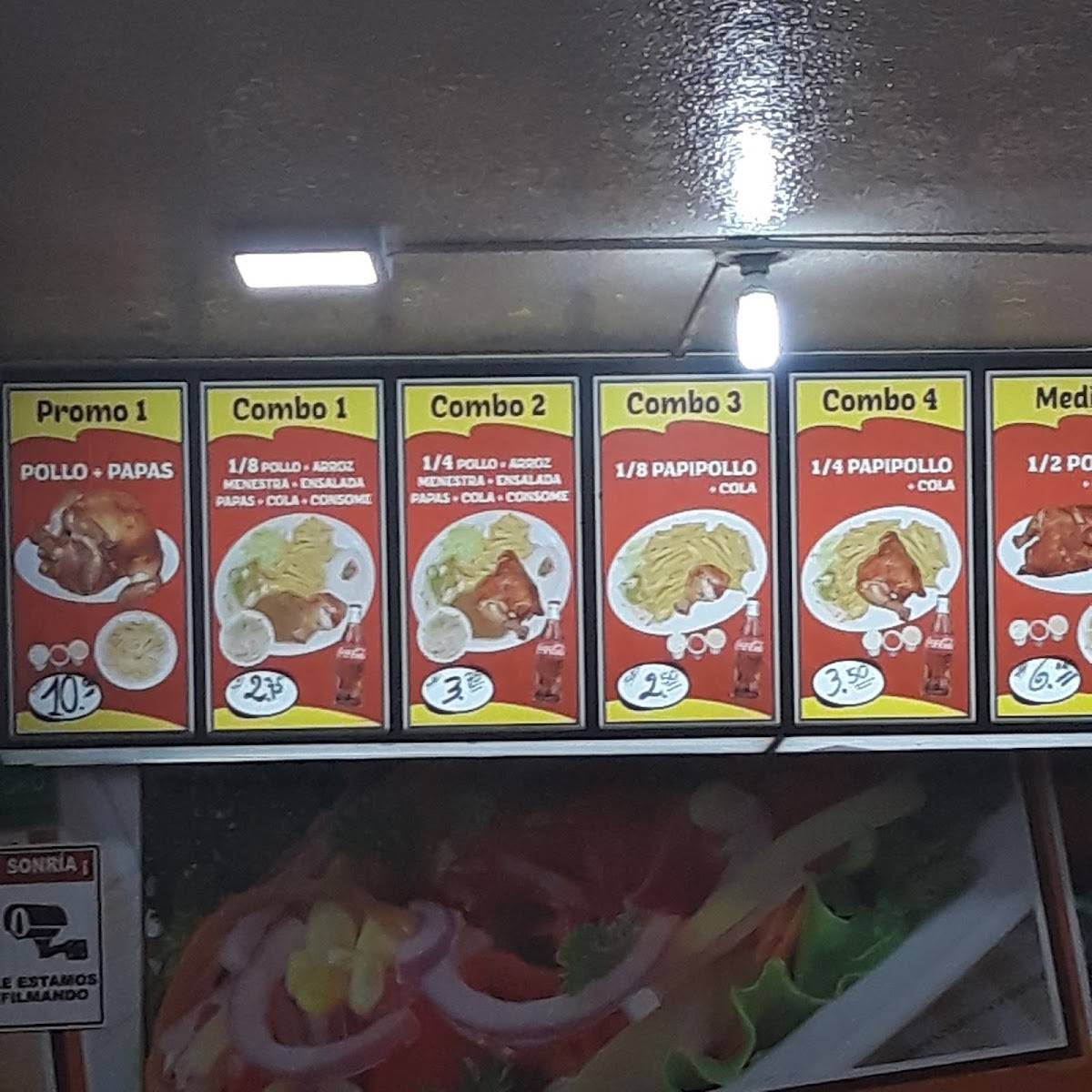 Chefsy Pollo меню