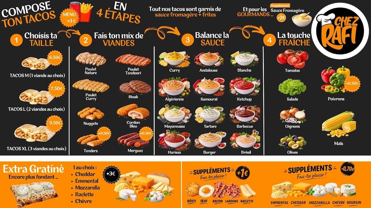 Chez Rafi меню