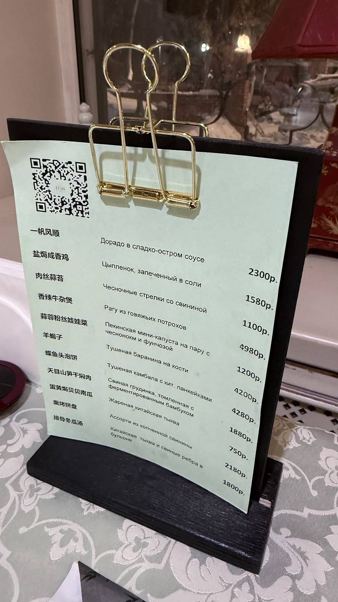 China Today меню