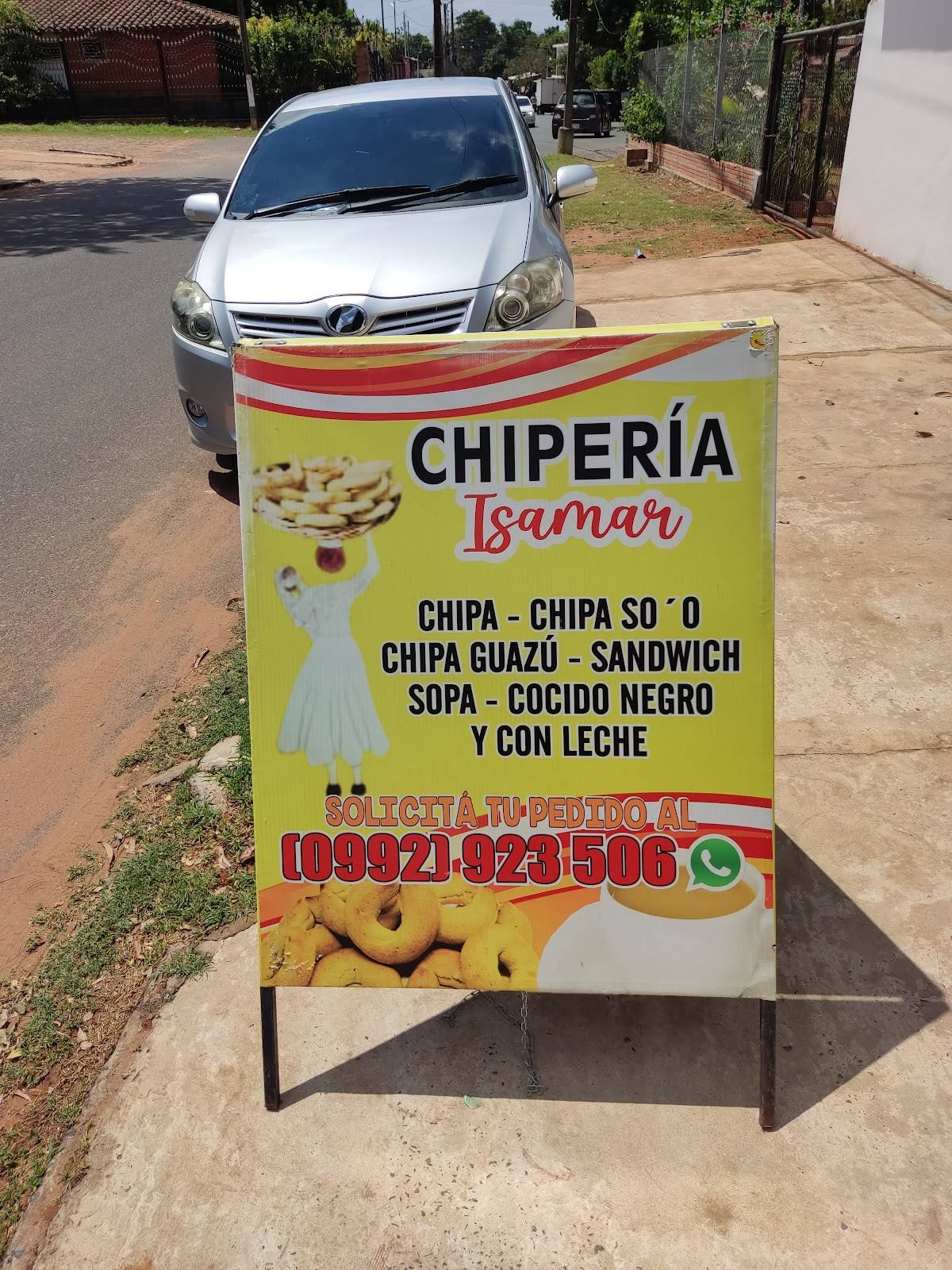 Chiperia Isamar меню