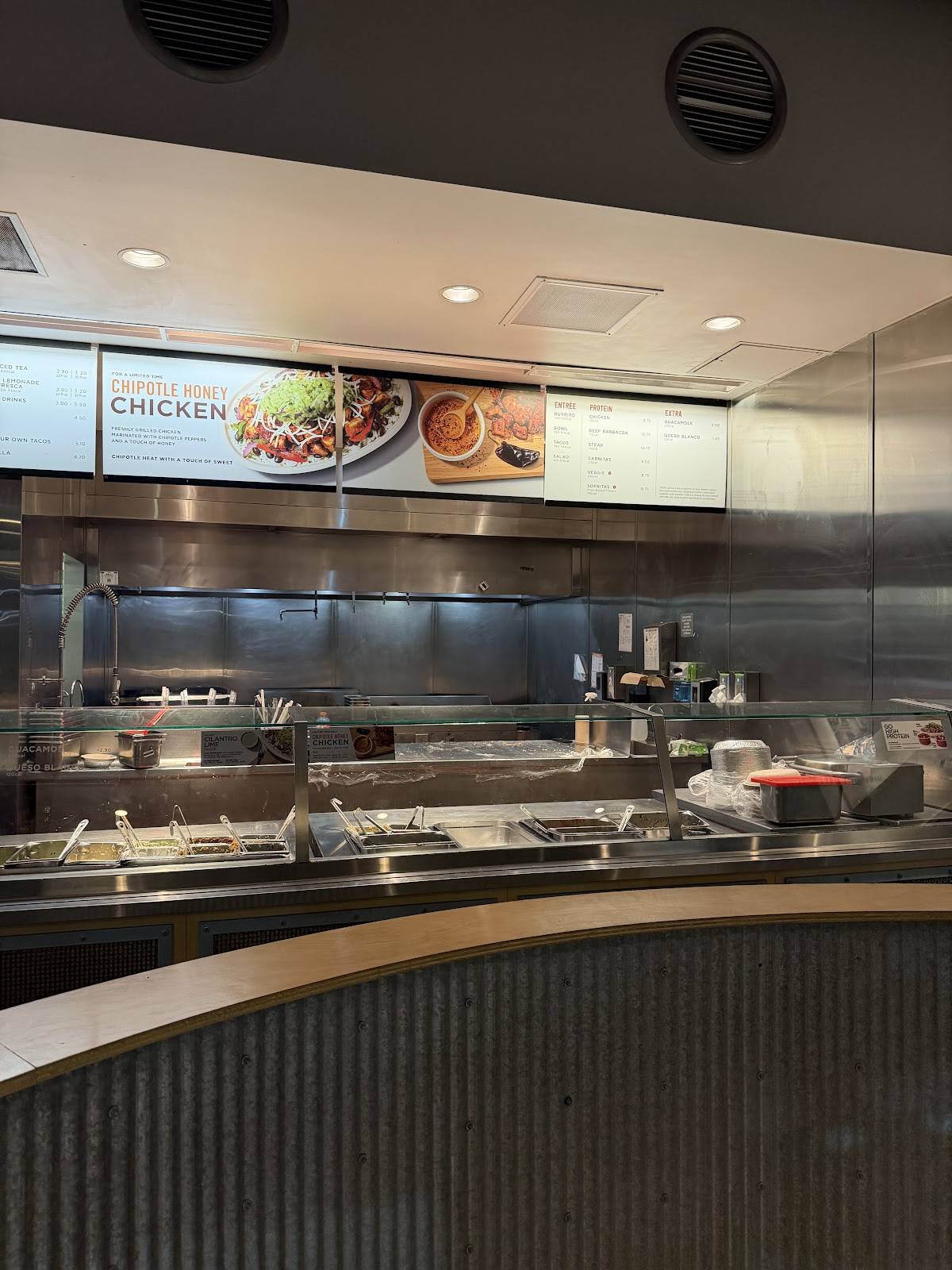 Chipotle Mexican Grill меню