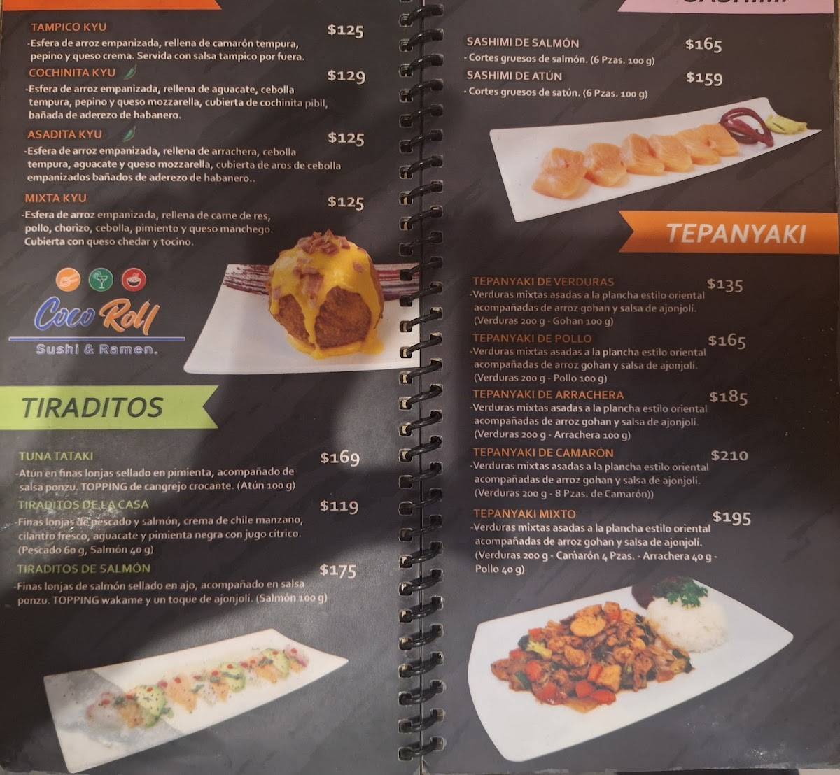 Coco Roll - Sushi & Ramen Coatepec меню