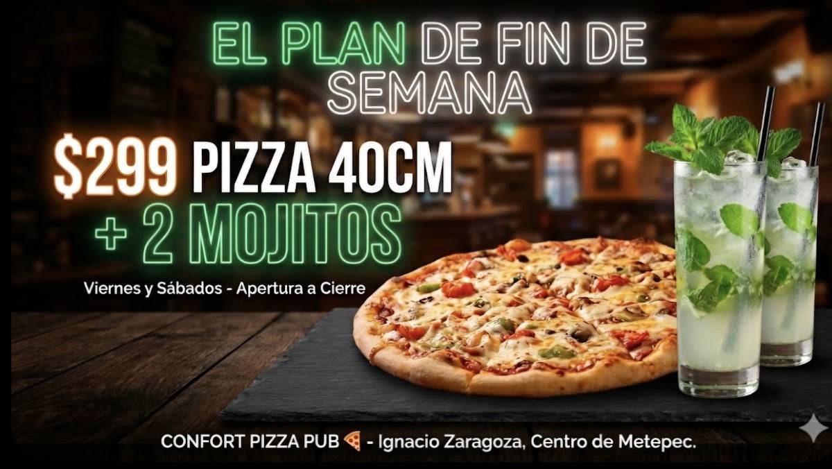 Confort Pizzeria меню
