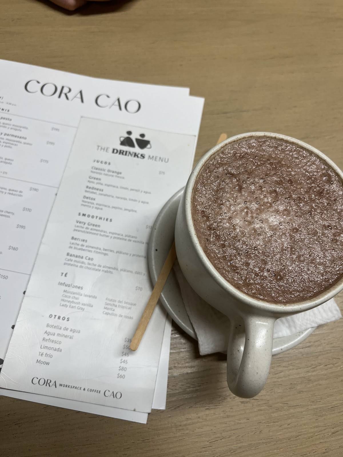 Coracao меню