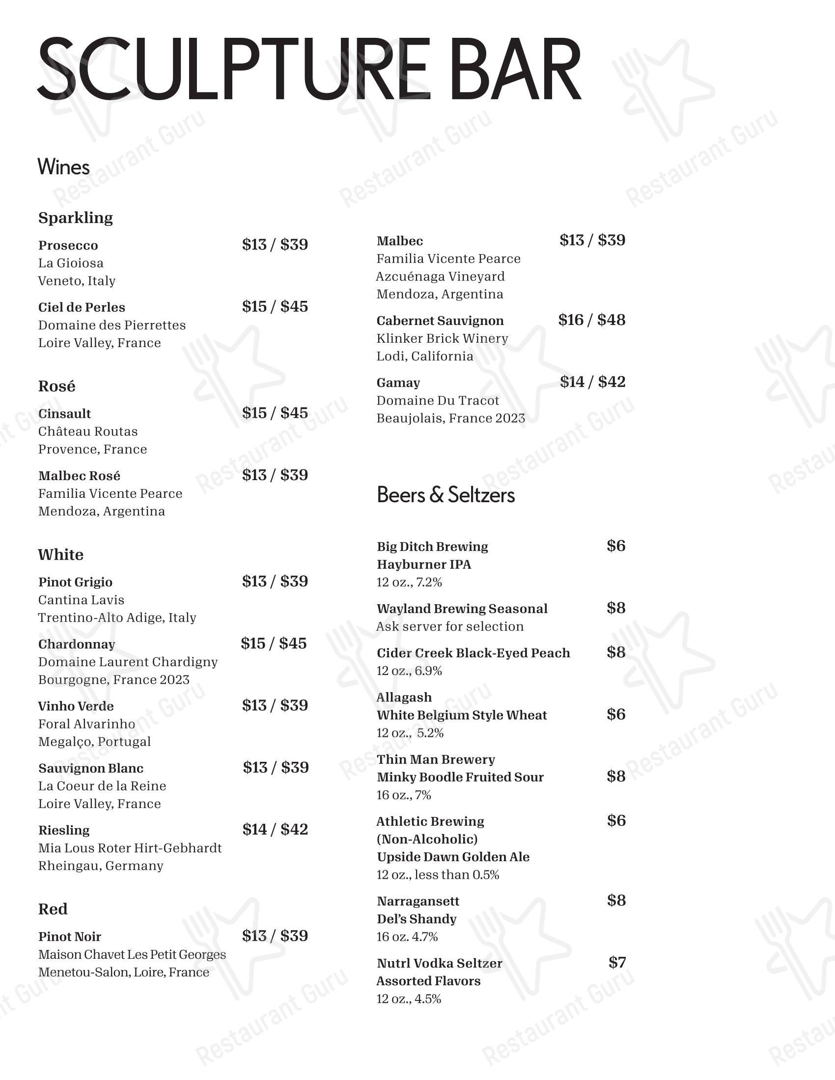Меню кафе Cornelia - Wine Menu