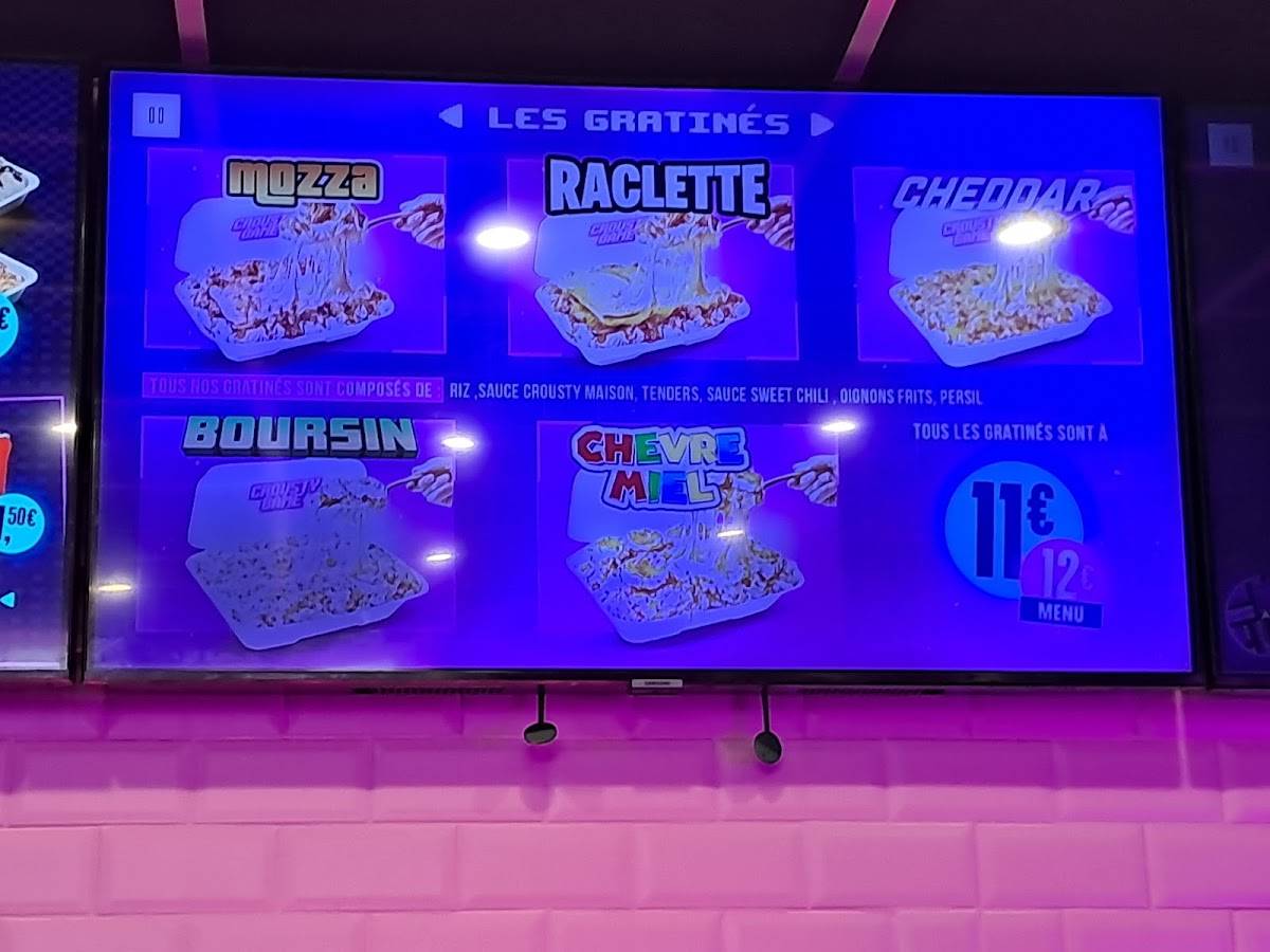Crousty Game - Bagneux меню