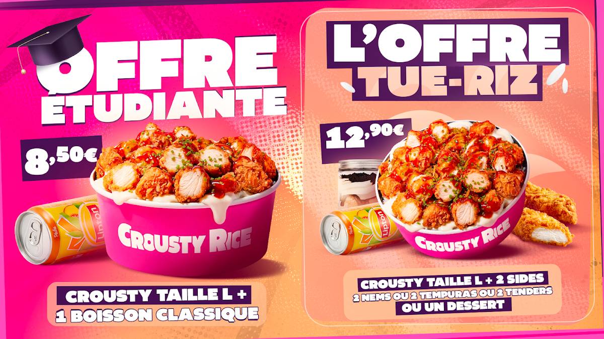 Crousty Rice - Tarbes меню
