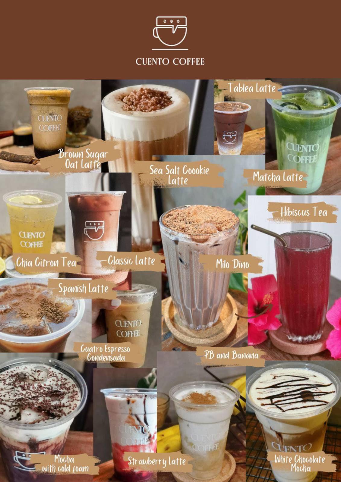 Cuento Coffee меню