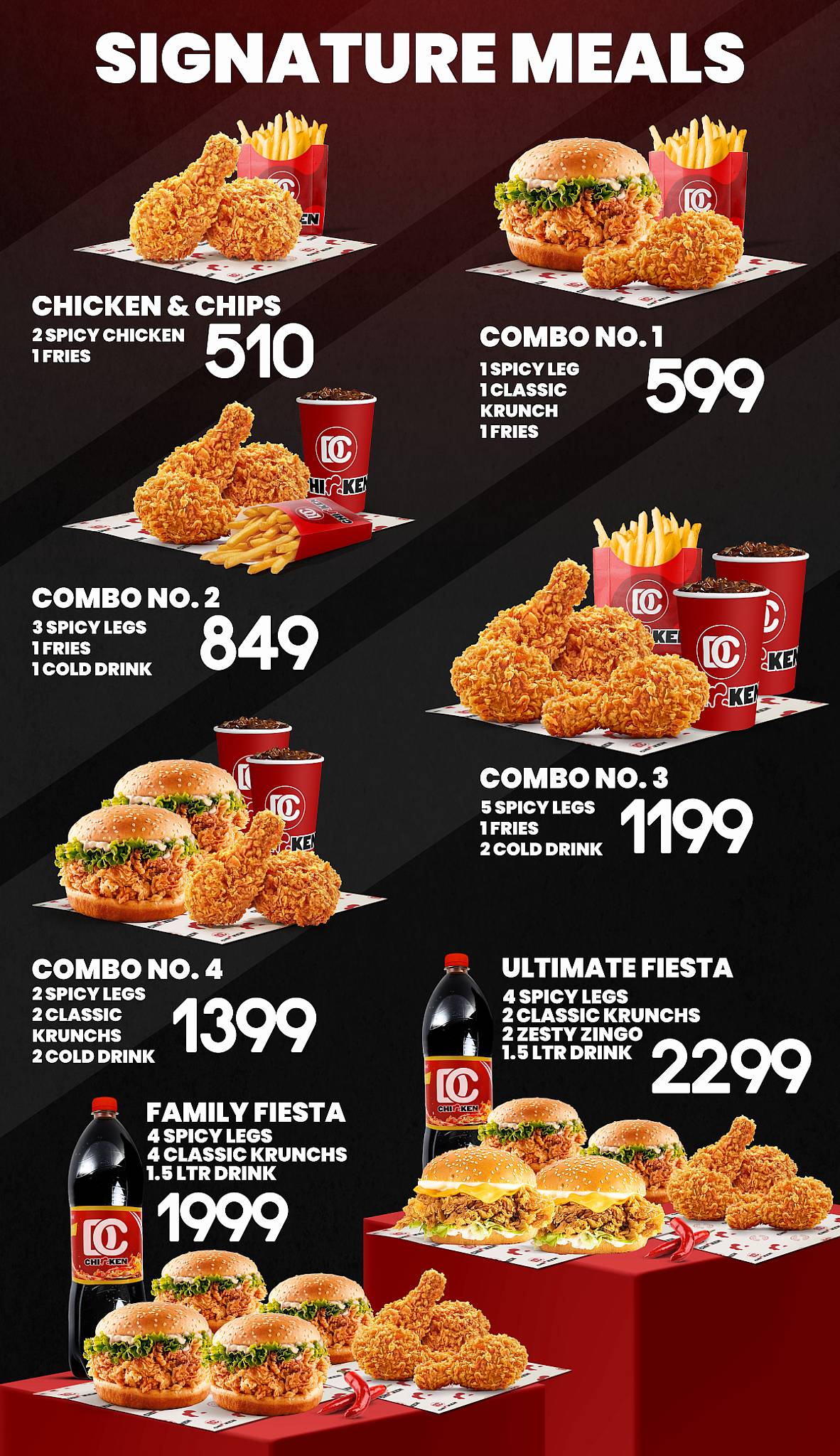 DC CHICKEN меню