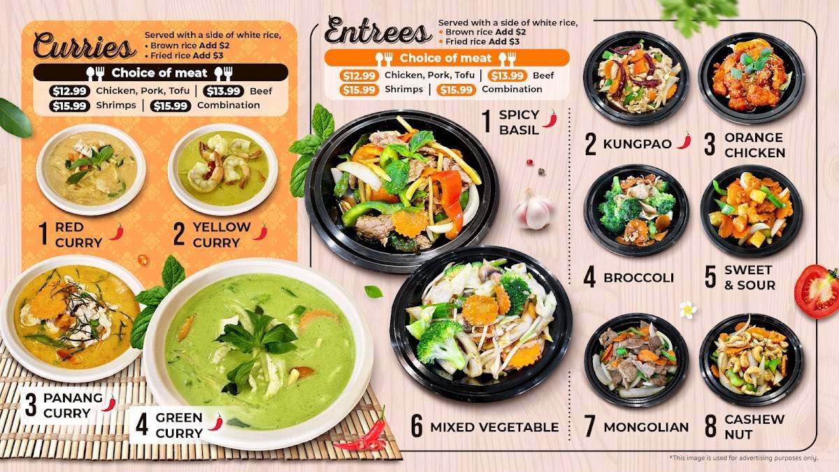 THAI WOK IN & GO меню