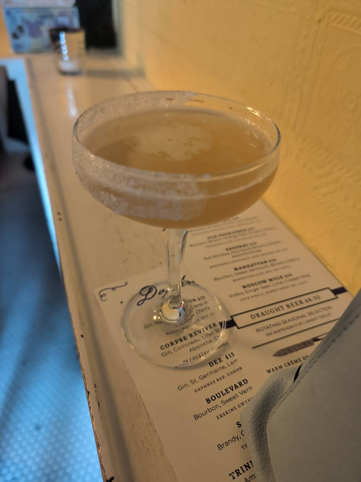 Daphnes Bar меню