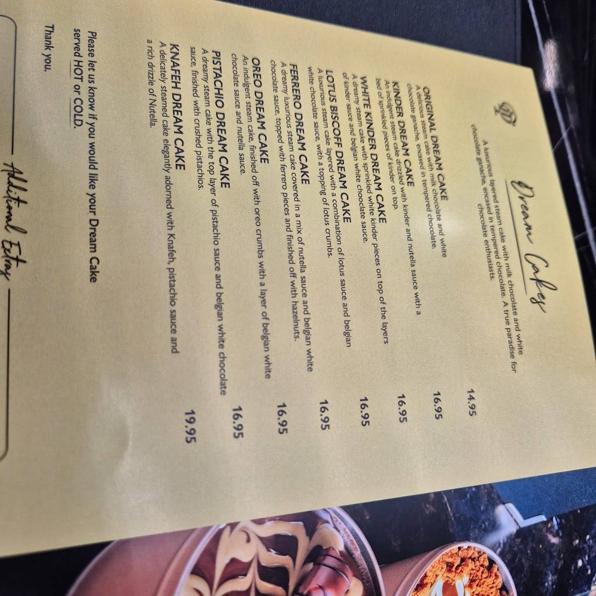 Dessert Time Rotherham меню
