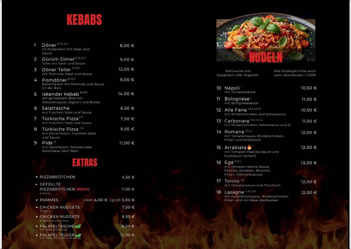 EGE Grill Sinzig меню
