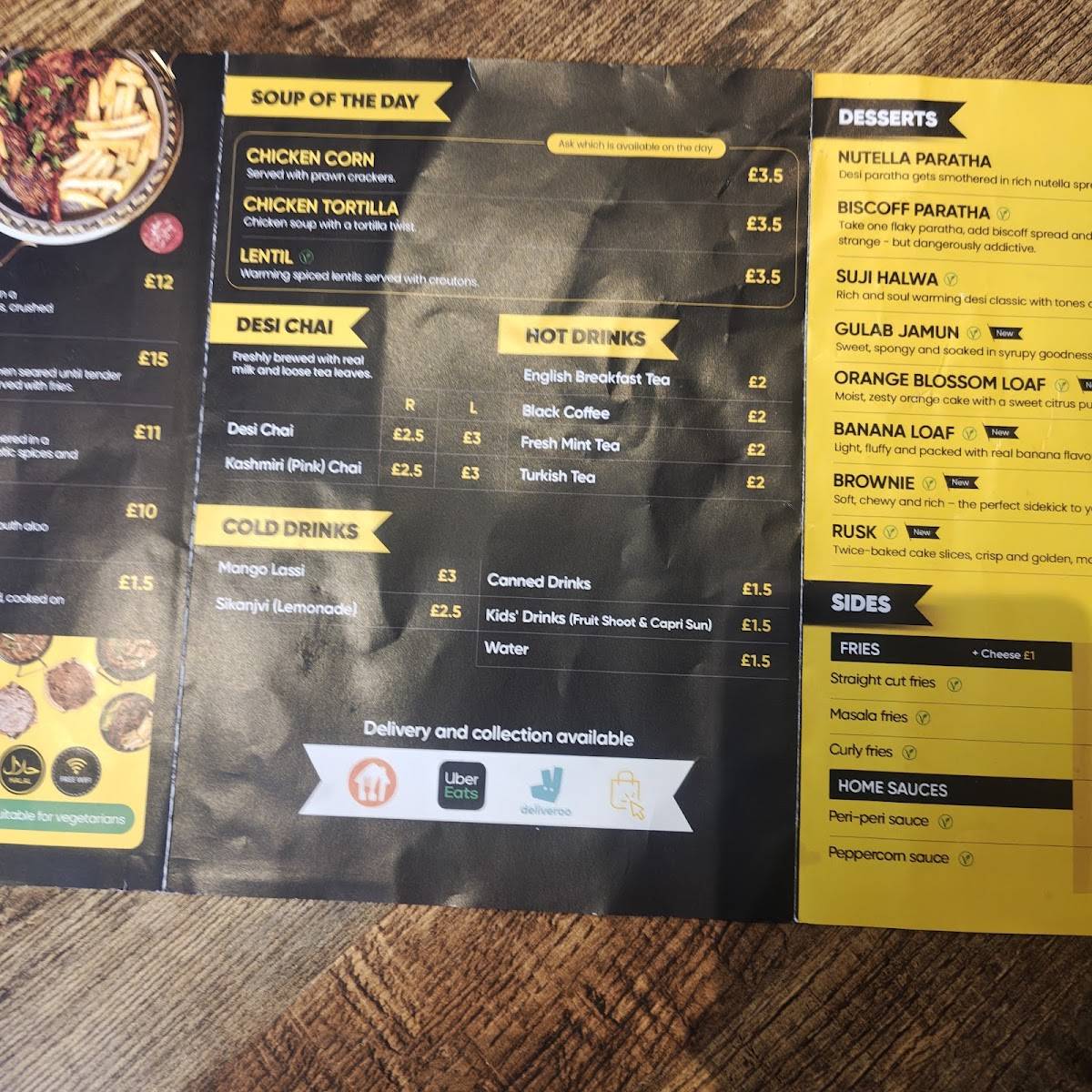 Paratha Box - Edinburgh меню